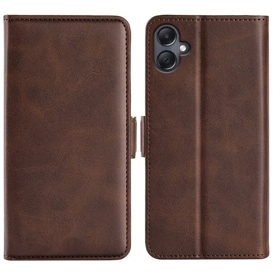 For Samsung Galaxy A06 Stand Case Calf Texture Leather Wallet Phone Cover