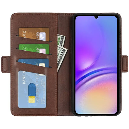 For Samsung Galaxy A06 Stand Case Calf Texture Leather Wallet Phone Cover