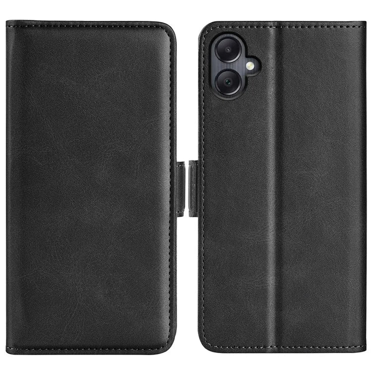 For Samsung Galaxy A06 Stand Case Calf Texture Leather Wallet Phone Cover