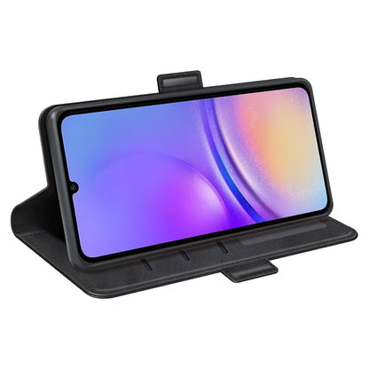 For Samsung Galaxy A06 Stand Case Calf Texture Leather Wallet Phone Cover