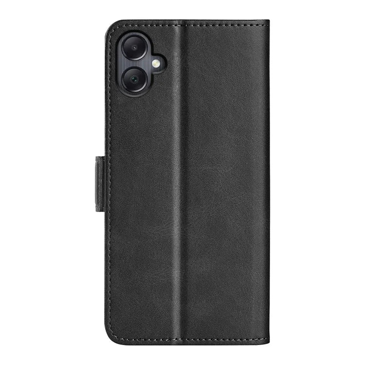For Samsung Galaxy A06 Stand Case Calf Texture Leather Wallet Phone Cover