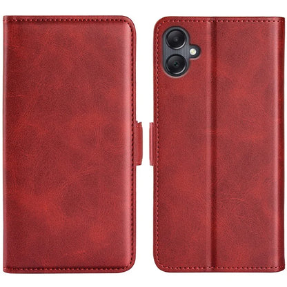 For Samsung Galaxy A06 Stand Case Calf Texture Leather Wallet Phone Cover