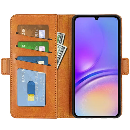 For Samsung Galaxy A06 Stand Case Calf Texture Leather Wallet Phone Cover