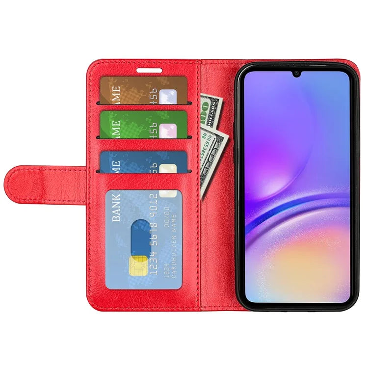 For Samsung Galaxy A06 Wallet Case Crazy Horse Texture Stand Leather Phone Cover