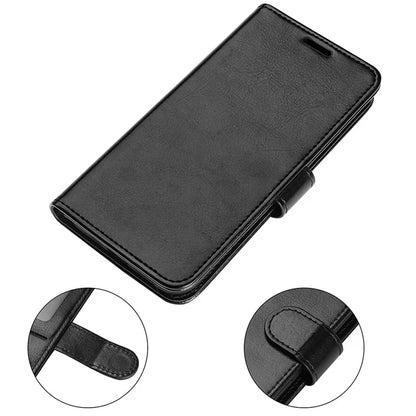 For Samsung Galaxy A06 Wallet Case Crazy Horse Texture Stand Leather Phone Cover