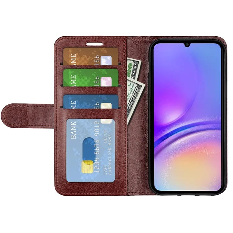 For Samsung Galaxy A06 Wallet Case Crazy Horse Texture Stand Leather Phone Cover