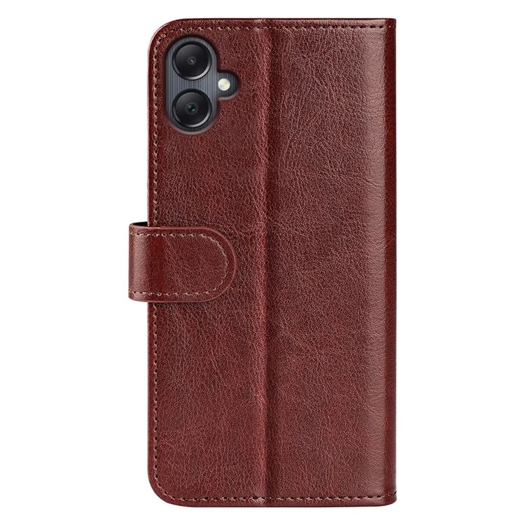 For Samsung Galaxy A06 Wallet Case Crazy Horse Texture Stand Leather Phone Cover