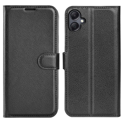 For Samsung Galaxy A06 Case Litchi Texture Shockproof Leather Wallet Phone Cover