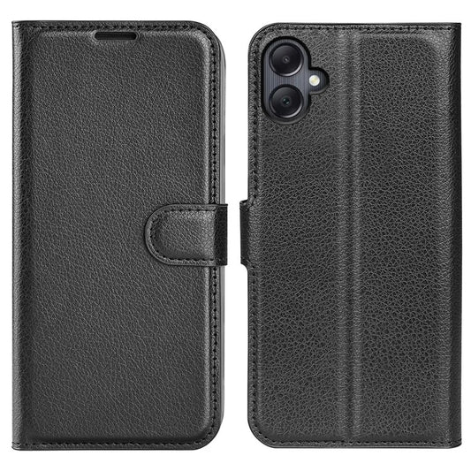 For Samsung Galaxy A06 Case Litchi Texture Shockproof Leather Wallet Phone Cover