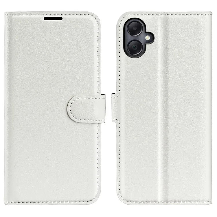 For Samsung Galaxy A06 Case Litchi Texture Shockproof Leather Wallet Phone Cover