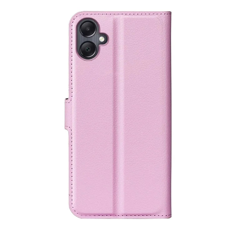 For Samsung Galaxy A06 Case Litchi Texture Shockproof Leather Wallet Phone Cover