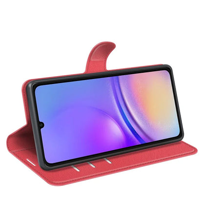 For Samsung Galaxy A06 Case Litchi Texture Shockproof Leather Wallet Phone Cover