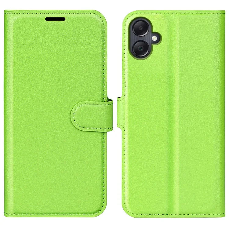 For Samsung Galaxy A06 Case Litchi Texture Shockproof Leather Wallet Phone Cover