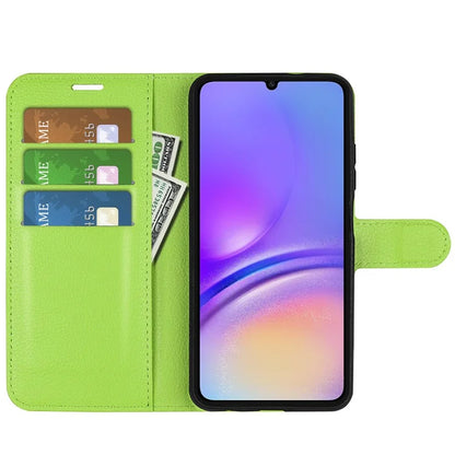 For Samsung Galaxy A06 Case Litchi Texture Shockproof Leather Wallet Phone Cover
