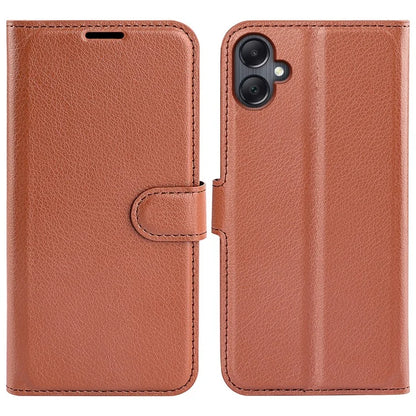 For Samsung Galaxy A06 Case Litchi Texture Shockproof Leather Wallet Phone Cover