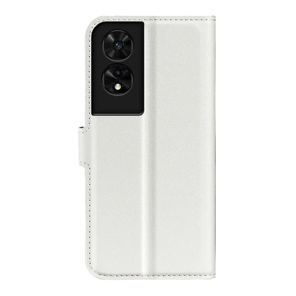 For TCL 505 Case Litchi Texture Shockproof Leather Wallet Phone Cover