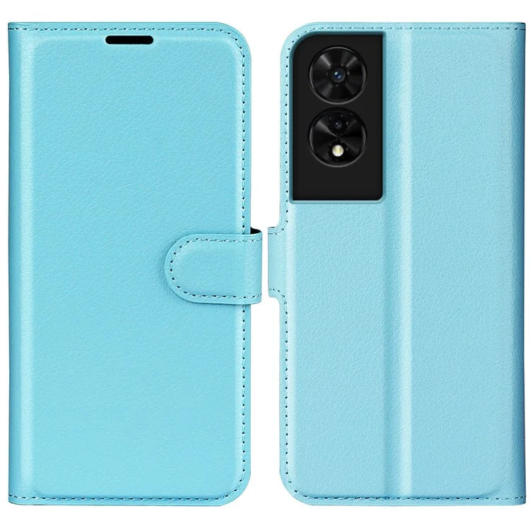 For TCL 505 Case Litchi Texture Shockproof Leather Wallet Phone Cover