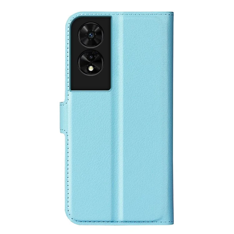 For TCL 505 Case Litchi Texture Shockproof Leather Wallet Phone Cover