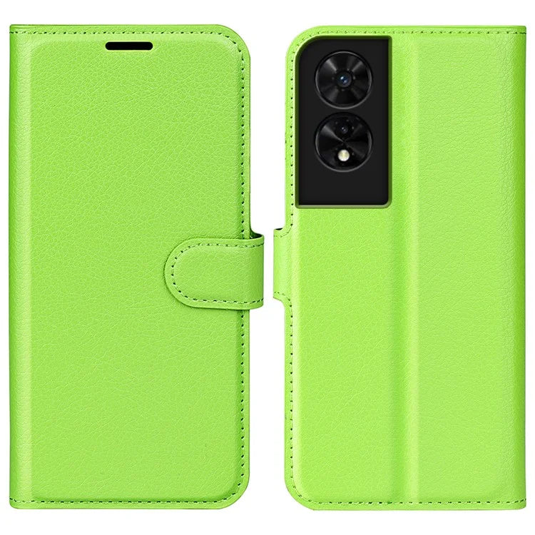 For TCL 505 Case Litchi Texture Shockproof Leather Wallet Phone Cover