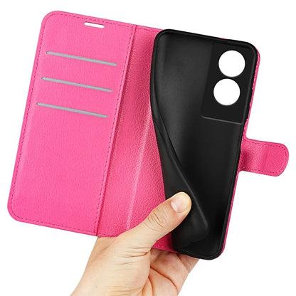 For TCL 505 Case Litchi Texture Shockproof Leather Wallet Phone Cover