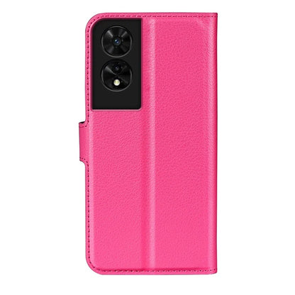 For TCL 505 Case Litchi Texture Shockproof Leather Wallet Phone Cover