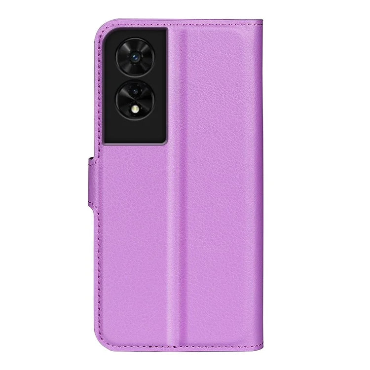 For TCL 505 Case Litchi Texture Shockproof Leather Wallet Phone Cover