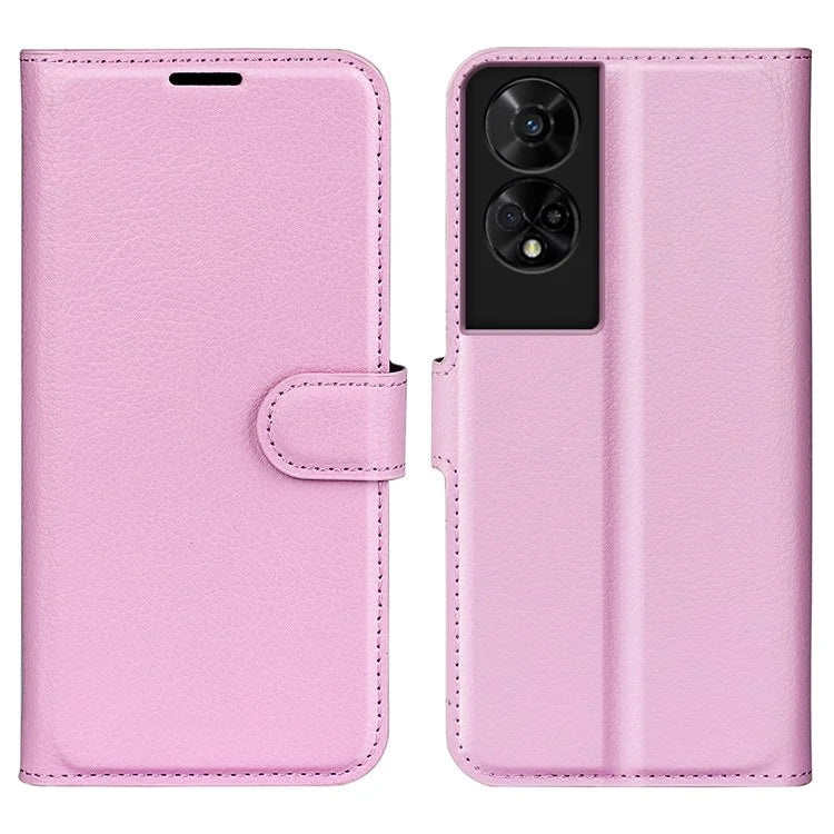 For TCL 50 5G Case Litchi Texture Shockproof Leather Wallet Phone Cover