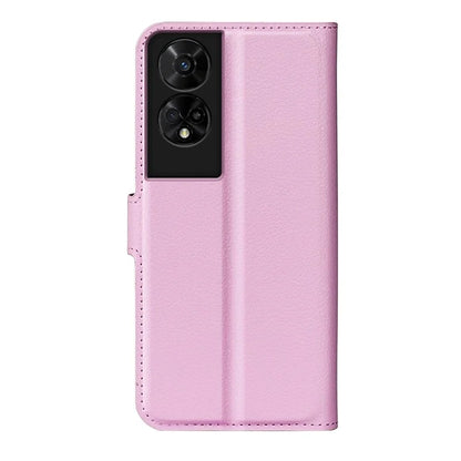 For TCL 50 5G Case Litchi Texture Shockproof Leather Wallet Phone Cover