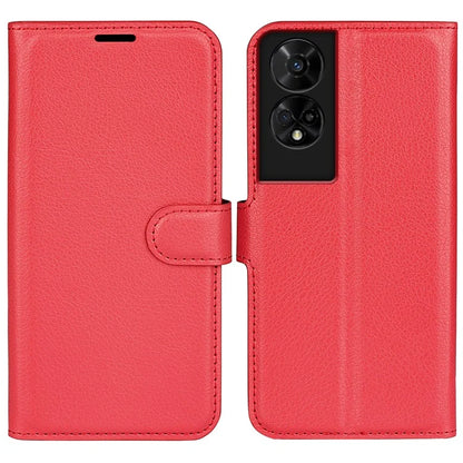 For TCL 50 5G Case Litchi Texture Shockproof Leather Wallet Phone Cover