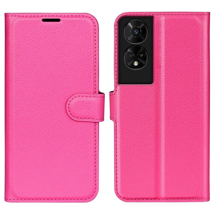 For TCL 50 5G Case Litchi Texture Shockproof Leather Wallet Phone Cover