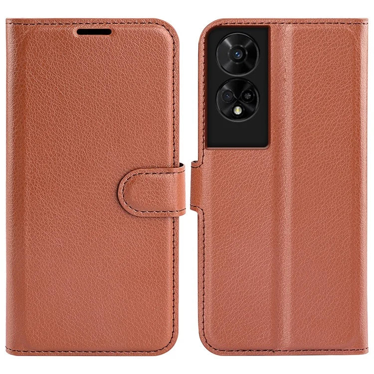 For TCL 50 5G Case Litchi Texture Shockproof Leather Wallet Phone Cover
