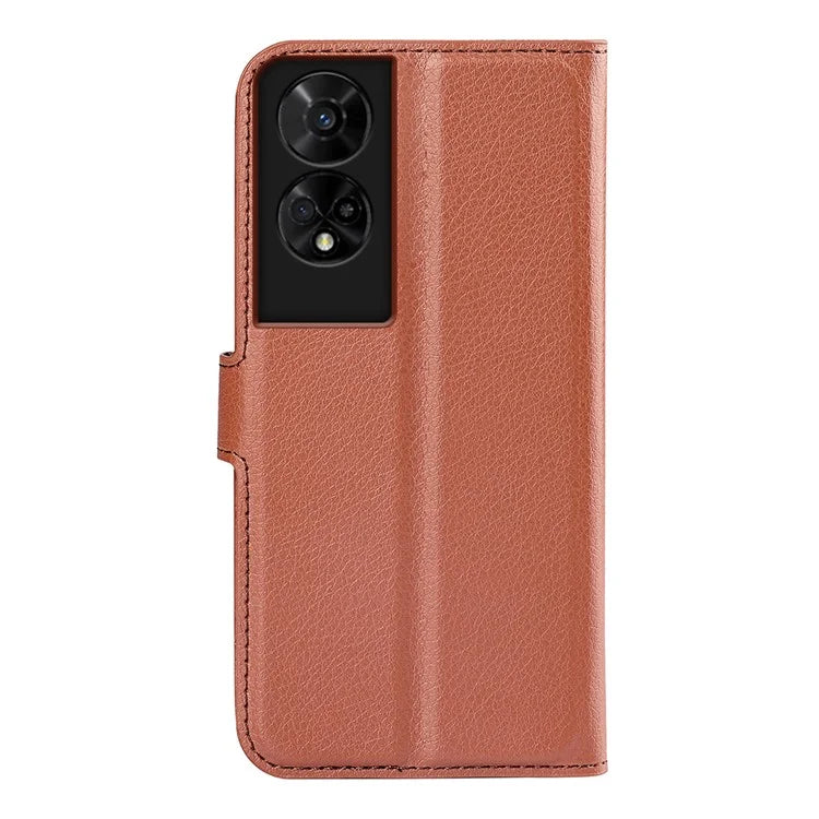 For TCL 50 5G Case Litchi Texture Shockproof Leather Wallet Phone Cover