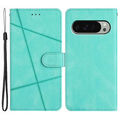 For Google Pixel 9 / 9 Pro Case Crazy Horse Texture PU Leather Wallet Stand Phone Cover