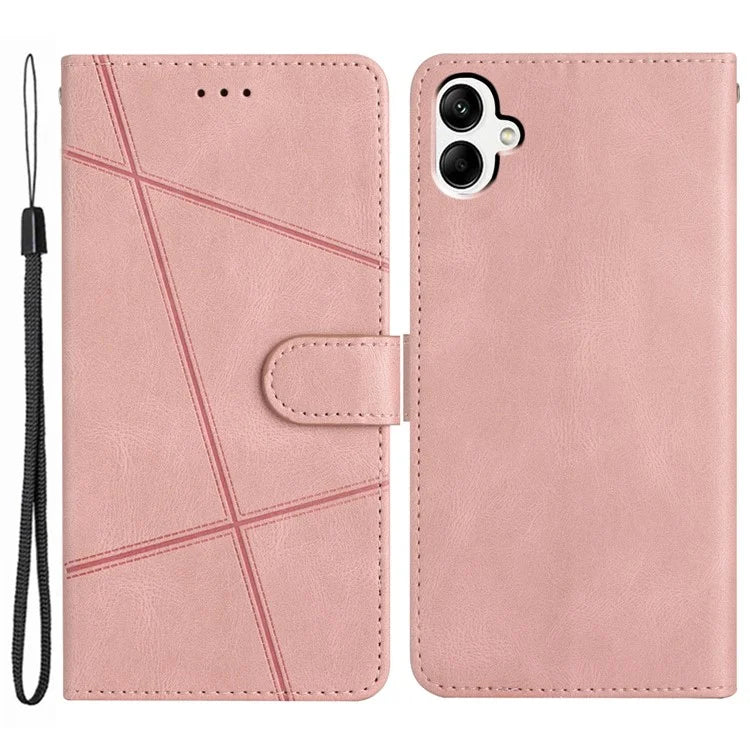 For Samsung Galaxy A06 Case Crazy Horse Texture PU Leather Wallet Stand Phone Cover