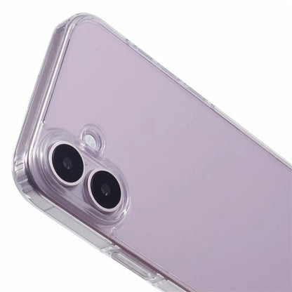 X-LEVEL For iPhone 16 Plus Case Acrylic+Silicone Anti-Scratch Clear Back Phone Cover