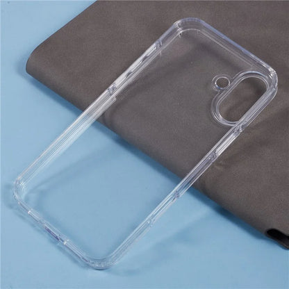 X-LEVEL For iPhone 16 Plus Case Acrylic+Silicone Anti-Scratch Clear Back Phone Cover