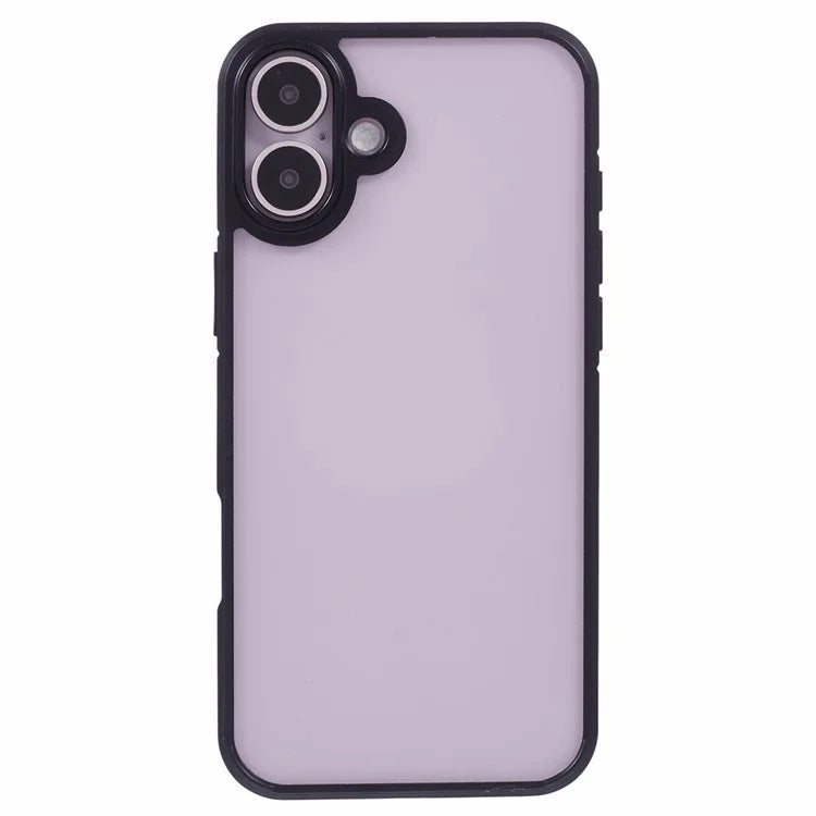 X-LEVEL For iPhone 16 Plus Case Acrylic+Silicone Anti-Scratch Clear Back Phone Cover