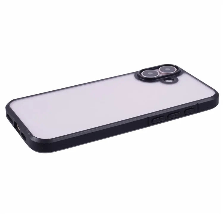 X-LEVEL For iPhone 16 Plus Case Acrylic+Silicone Anti-Scratch Clear Back Phone Cover