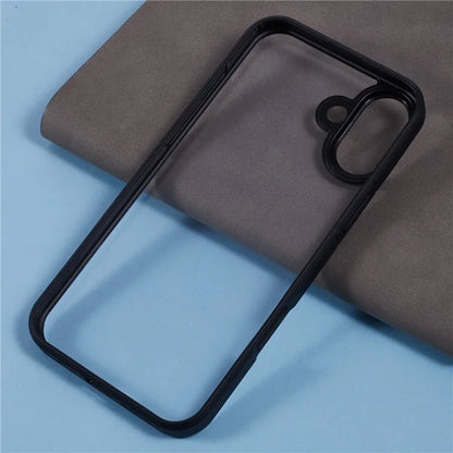 X-LEVEL For iPhone 16 Plus Case Acrylic+Silicone Anti-Scratch Clear Back Phone Cover