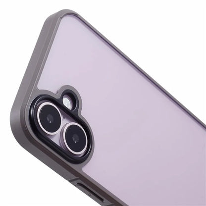 X-LEVEL For iPhone 16 Plus Case Acrylic+Silicone Anti-Scratch Clear Back Phone Cover
