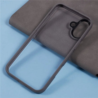 X-LEVEL For iPhone 16 Plus Case Acrylic+Silicone Anti-Scratch Clear Back Phone Cover
