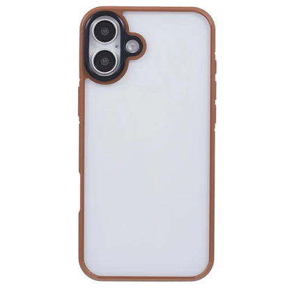 X-LEVEL For iPhone 16 Plus Case Acrylic+Silicone Anti-Scratch Clear Back Phone Cover