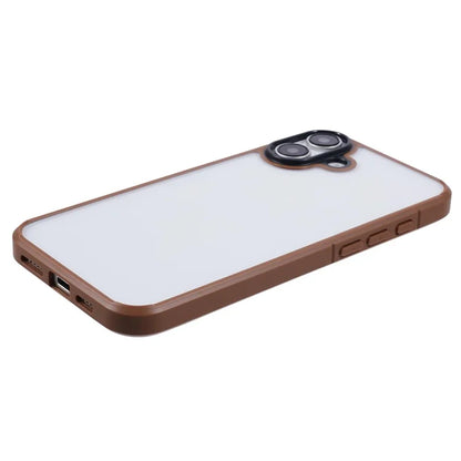 X-LEVEL For iPhone 16 Plus Case Acrylic+Silicone Anti-Scratch Clear Back Phone Cover