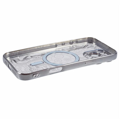 AR Series For iPhone 16 Pro Max Case Compatible with MagSafe Gear Design TPU Phone Cover with Lens Film