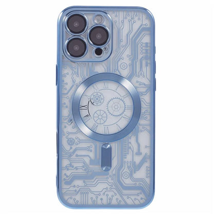 AR Series For iPhone 16 Pro Max Case Compatible with MagSafe Gear Design TPU Phone Cover with Lens Film