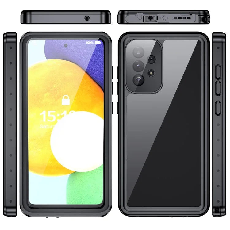 REDPEPPER For Samsung Galaxy A52s 5G / A52 5G / A52 4G Case IP68 Waterproof PC+TPU Phone Cover