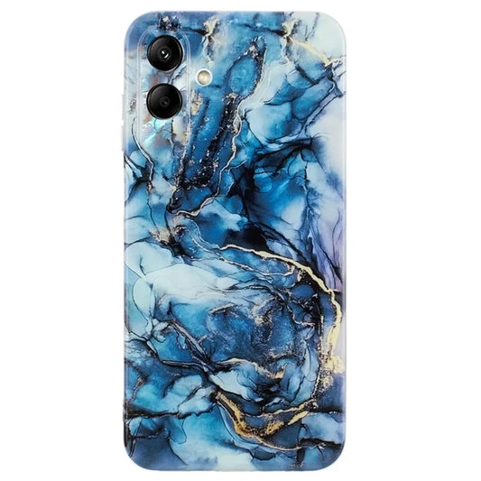 For Samsung Galaxy A06 Case Flexible TPU Marble Pattern Phone Cover