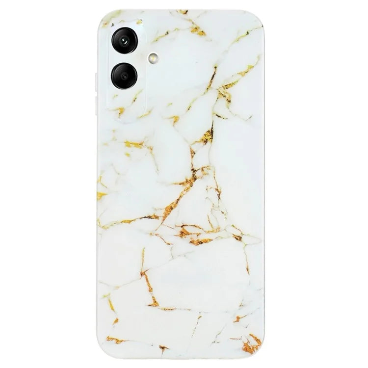 For Samsung Galaxy A06 Case Flexible TPU Marble Pattern Phone Cover