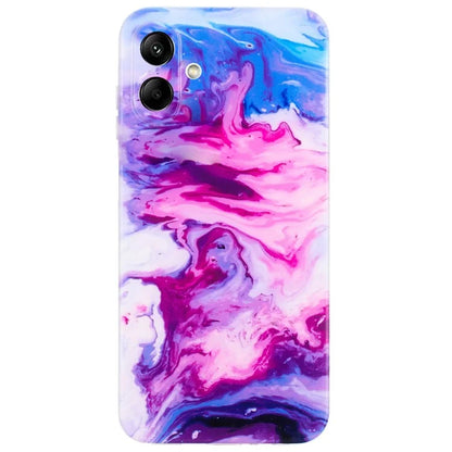 For Samsung Galaxy A06 Case Flexible TPU Marble Pattern Phone Cover