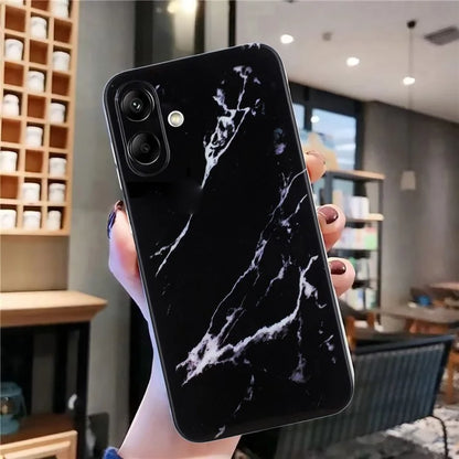 For Samsung Galaxy A06 Case Flexible TPU Marble Pattern Phone Cover